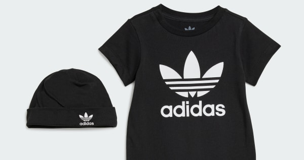 アディダス ギフトセット ジャンプスーツ&ビーニー - ブラック