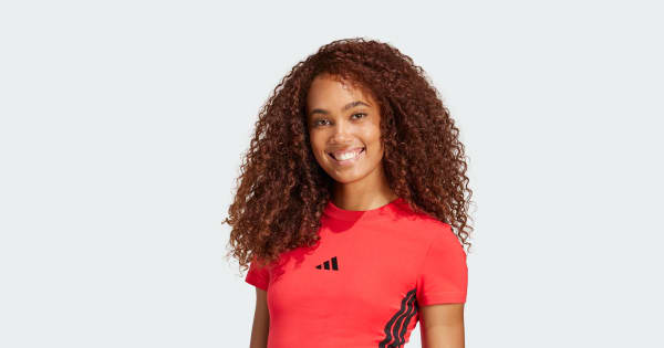 アディダス エッセンシャルズ スリーストライプス スリム ベビー半袖T