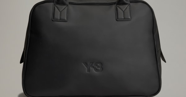 アディダス Y-3 Leather Airliner Bag - ブラック | アディダス ジャパン