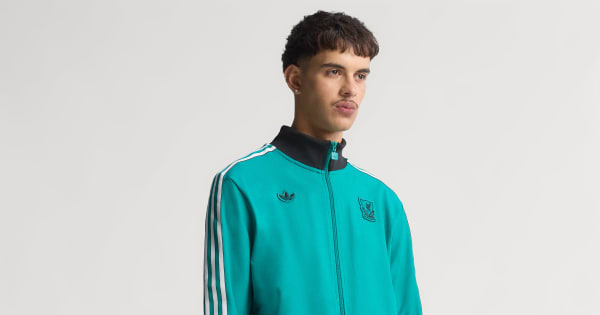 アディダス リバプールFC テラスアイコン トラックトップ - グリーン