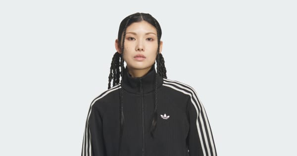 アディダス ニット バルーン トラックトップ - ブラック | アディダス