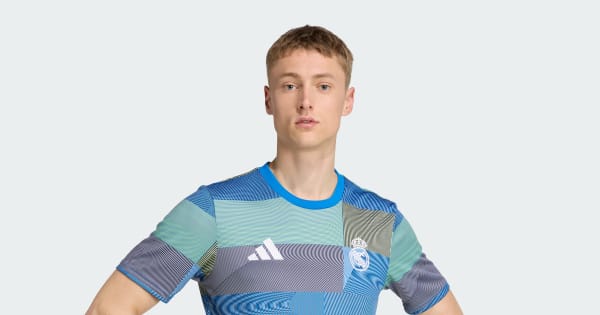 アディダス レアル・マドリード 25/26 プレマッチジャージー - ブルー