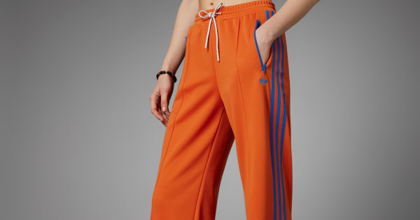 adidas VINTAGE 80s 西ドイツ製 ポリウールフレアスラックス L adidas Adicolor 70s Montreal Track Pants - Orange | Free Shipping