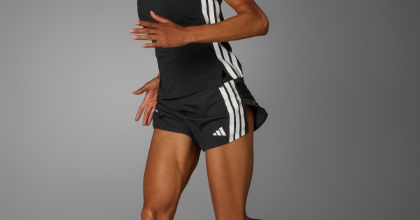 アディダス adizero ランニング スプリットショーツ - ブラック