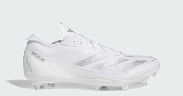 Adizero Electric+ Cleats WHT/SIL　28.0㎝　F adizero Electric American Football Cleats, White | adidas DE