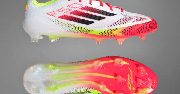 adidas F50 Elite Firm Ground Cleats - White | Free Shipping with