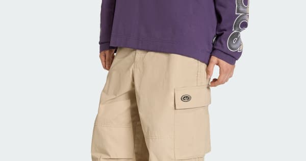 adidas 90s ALTERNATIVE SPORT WASHED CARGO PANTS - Beige | adidas