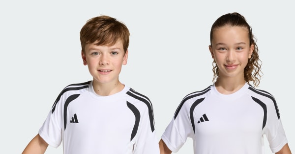 アディダス ティロ 26 リーグ キッズ ジャージー - ホワイト