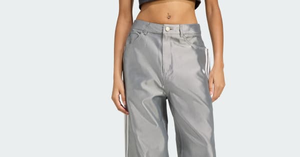 【adidas】Adilenium DENIM adidas Originals Adilenium Season 3 Zip Women Washed Denim Pants