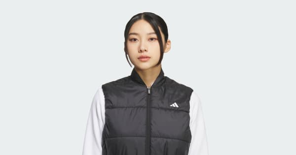 アディダス 【ゴルフ】WIND. RDY中わた入りベストロング丈 - ブラック