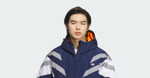 アディダス VINTAGE PAD JKT - ブルー | アディダス ジャパン