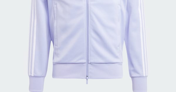 アディダス　プラッシュ トラックジャケット　スエード調　パープル　トレフォイル アディカラー クラシックス ファイヤーバード トラックトップ カレッジ