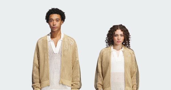 adidas CLOT Crochet Track Top - Beige | adidas Philippines