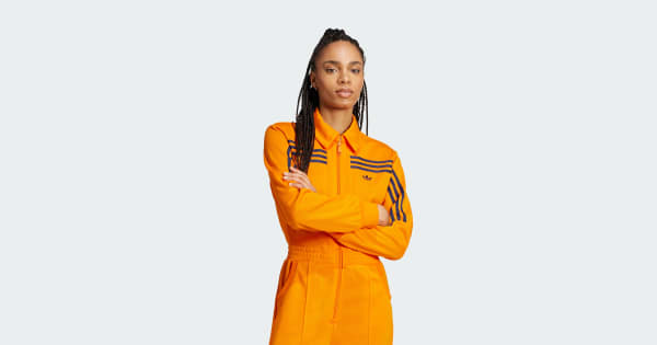 ウェア WB70 Macacão 70s - Laranja adidas | adidas Brasil