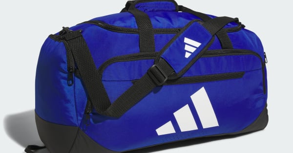 adidas Defender 5 Medium Duffel Bag - Blue | Free Shipping with