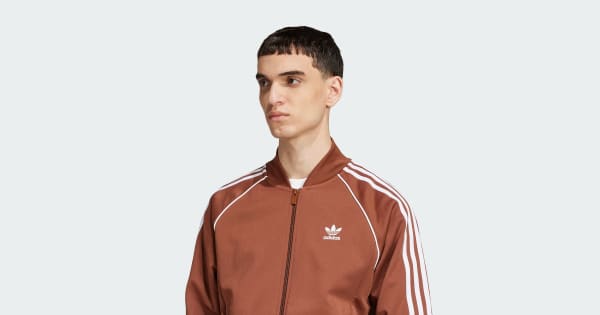 adidas Adicolor Classics SST Track Jacket - Brown | Free Shipping