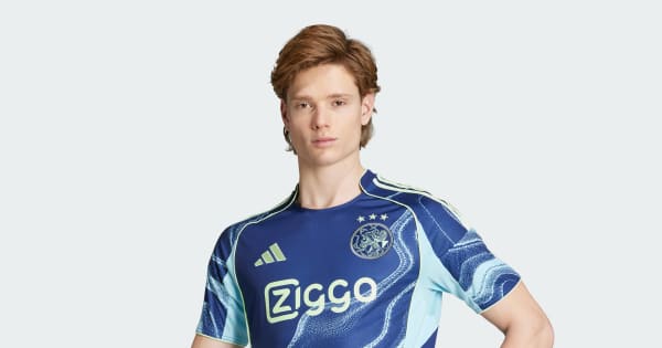 adidas Ajax Amsterdam 25/26 Away Jersey - Blue | Free