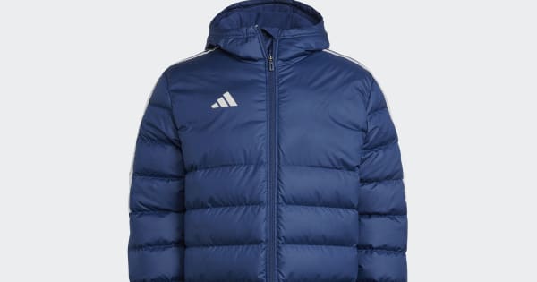 アディダス ティロ 23 リーグ ロングダウンジャケット - ブルー