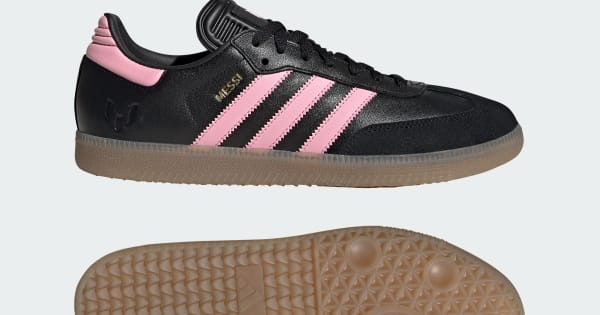 メッシ×adidas Samba ブラック/ピンク adidas Samba Messi Soccer Shoes - Black | Free Shipping with