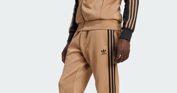 adidas Adicolor Classics SST Track Pants - Brown | Free Shipping