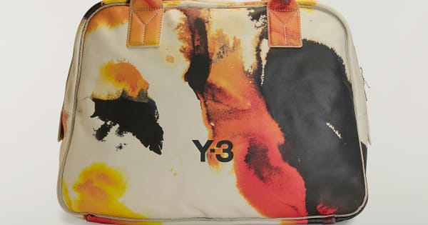 adidas Y-3 Leather Airliner Bag - Grey | Free Shipping with