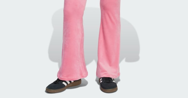 アディダス ベルベットパンツ - ピンク | アディダス ジャパン