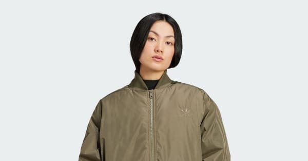 アディダス オーバーサイズ SST ボンバージャケット - グリーン