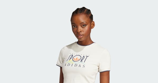 adidas Sport Graphic ベビー半袖Tシャツ - ホワイト | アディダス