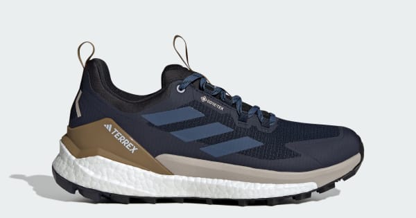 adidas Terrex Free Hiker 2.0 Low Gore-Tex Hiking Shoes - Blue
