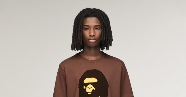 アディダス SSL BAPE Tシャツ - ブラウン | アディダス ジャパン