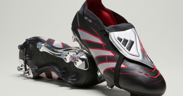 adidas Predator Obsidian Strike Katlanabilir Dil Çim Saha Krampon