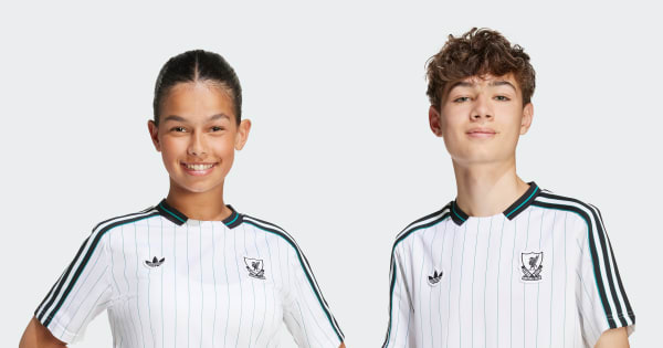 adidas Liverpool FC Terrace Icons Jersey Kids - White | Free