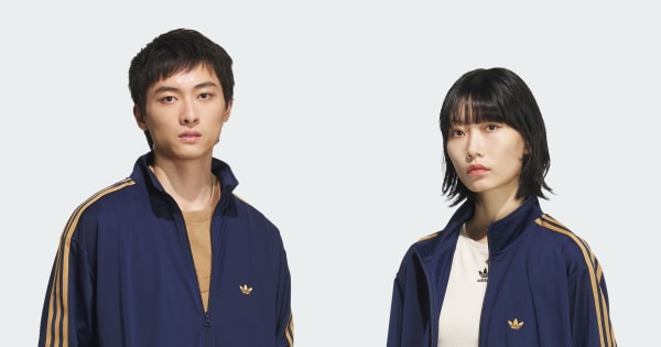 アディダス トラックジャケット（ジェンダーニュートラル） - ブルー