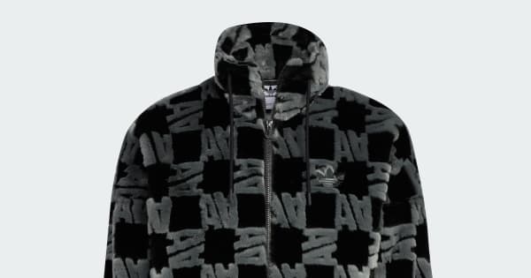 adidas ファーコート　ジャケット ブラック adidas（アディダス）の「ファージャケット / アディダスオリジナルス