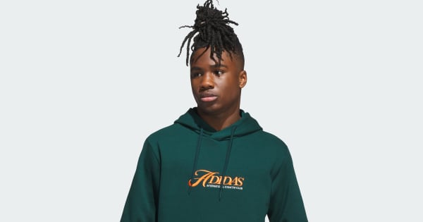 adidas Country Club Graphic Hoodie - Green | Free Shipping with
