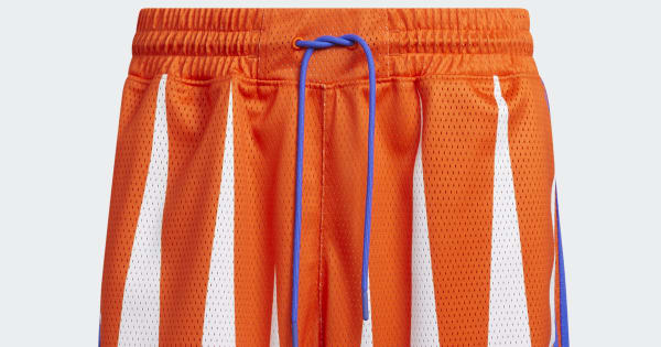 adidas Eric Emanuel Hoops Summer Essentials Shorts - Orange | Free