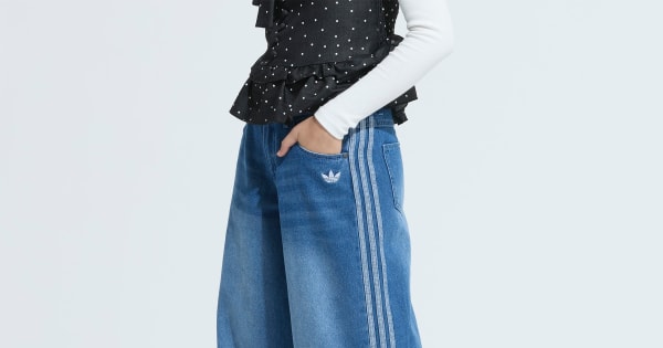 アディダス アディカラー デニム Adilenium パンツ - ブルー