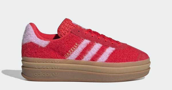 最終値下げ⭐︎新品adidas Gazelle BOLDW24.5㎝ ADIDAS】GAZELLE BOLD W WONQUA/CBLACK/CBLACK (IE0429) (adidas