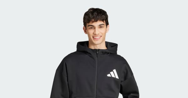 adidas Hoody ZiP-UP ウォームアップスーツ【ブラックXL】美品 New_adidas_Z.N.E._Zip-