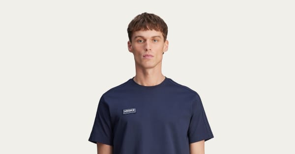 adidas Brockhall SPZL Tee - Blue | Free Shipping with adiClub