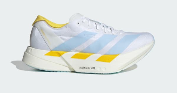 adidas ADIZERO ADIOS PRO 4 SNEAKERS - White | Free Shipping with