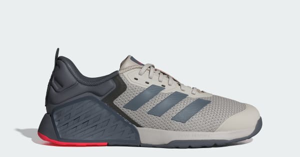 アディダス ドロップセット3トレーニングシューズ - ベージュ