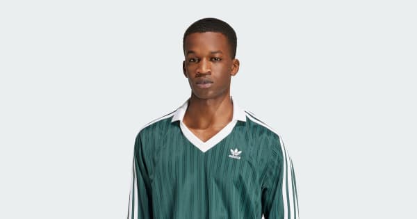 アディダス アディカラー ピケ サッカー長袖Tシャツ - グリーン