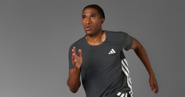 adidas Adizero Running Tee - Black | adidas Türkiye