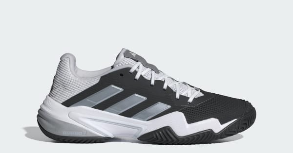 adidas Barricade 13 Tennis Sneakers - Black | Free Shipping with