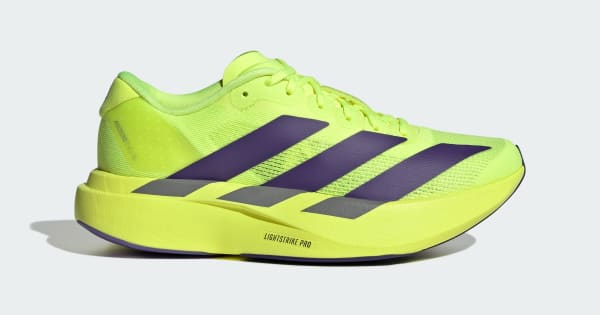 adidas Adizero EVO SL Junior Shoes - Yellow | Free Shipping with