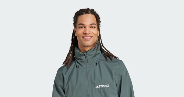 adidas Multi Essentials 2L Rain Jacket - Grey | adidas Türkiye