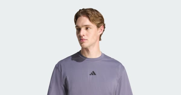 yta Camiseta de treino de tamanho oversized PrimeLift - Roxo adidas