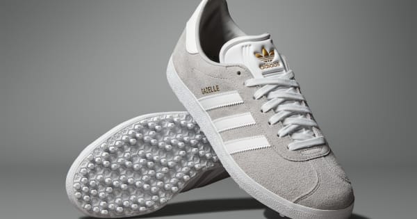 adidas Gazelle Spikeless Golf Shoes - Grey | Free Shipping with