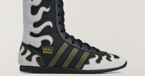 【ほぼ完品】　90s NATO international adidas JAPAN LO BRAIN DEAD Shoes - Black | Free Shipping